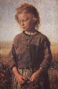 Ilia Efimovich Repin Poor little girl Uygur Li china oil painting reproduction